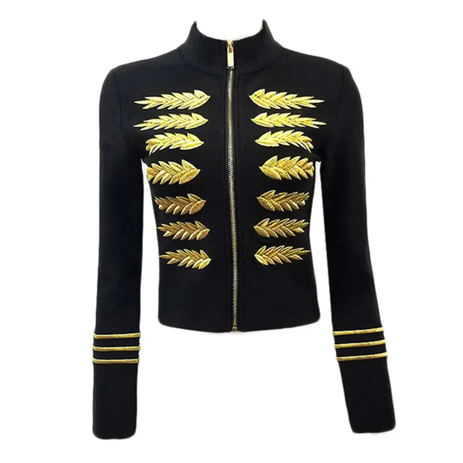 Vintage-basic-jacket-coat-Autumn-2019-New-street-long-sleeveless-bandage-jacket-Women-embroidery-baseball-jackets