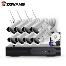 ZGWANG 8-КАНАЛЬНЫЙ 960 P HDMI NVR Всепогодный Открытый ВИДЕОНАБЛЮДЕНИЯ Беспроводная Ip-камера Wi-Fi Главная Система Видеонаблюдения DVR Kit HD 1 ТБ