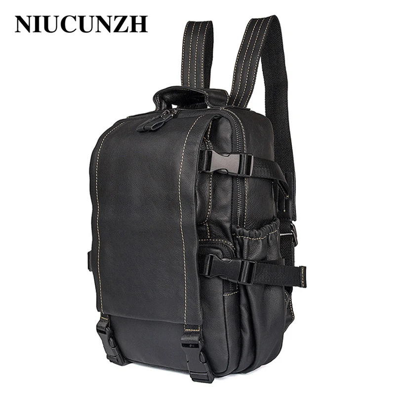

NIUCUNZH Cowhide Unisex Backpack Multifunction For Hgh Capacity Trip Bags Casual Backpack For Teenrger School Bags 2014a