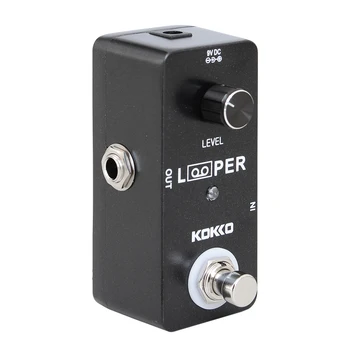 

Guitar Pedal Mini Looper With Up To 5Mins Recording 24Bit Lossless Professional Tone Quality Recording For Guitar Bass