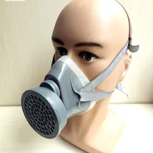 Высоко Качественный респиратор противогаз один банок защитное покрытие из гранулированного силикагеля маска список Опрыскивание пестицидом лицо, Респиратор маска для лица