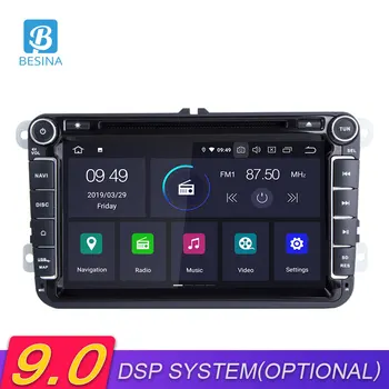 

Besina Android 9.0 Car Radio For Volkswagen VW Passat B6 CC b7 Polo Golf Tiguan Octavia Multimedia Player GPS Navigation WIFI