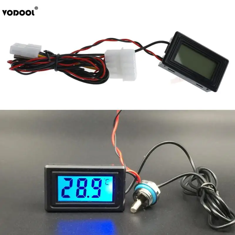 Backlight Pointer Display Waterproof PC Water Cooling System Thermometer Computer Components Cooling Cooler High Quality Backlight Pointer Display Waterproof PC Water Cooling System Thermometer Computer Components Cooling Cooler High Quality