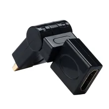 Best Sellers Factory Price 360 Degree Swivel Rotating HDMI Male To Female Adapter Angle Convertor Dropshipping Mar3