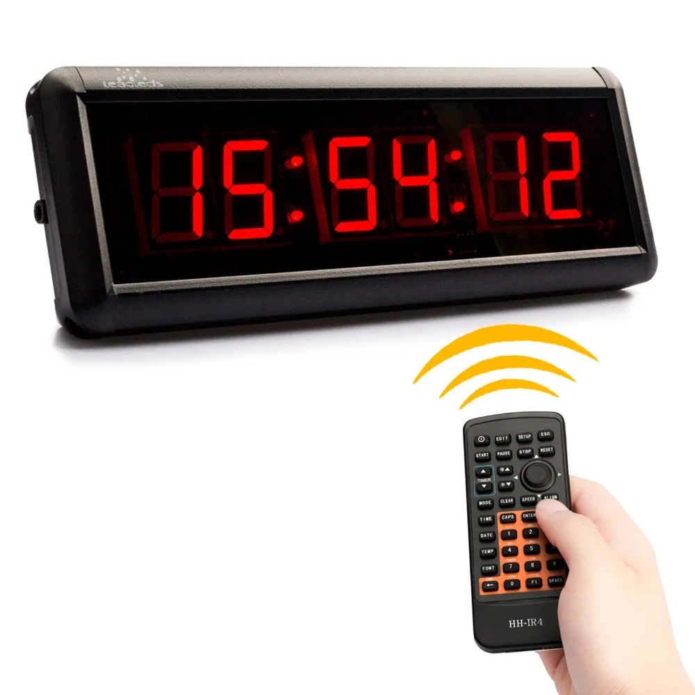 Affichage LED Télécommande Horloge Minuterie Compte À