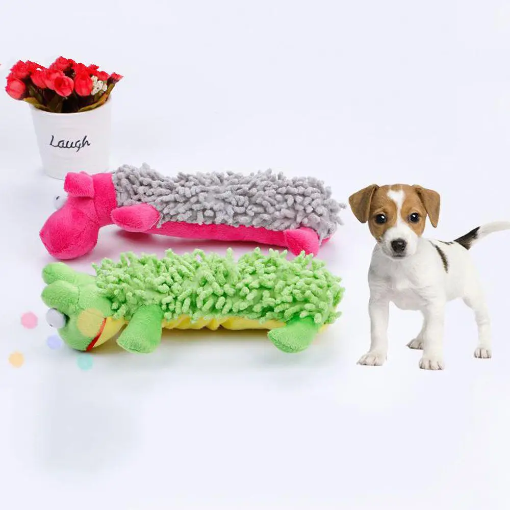 1pc Dogs Toys Plush Squeaking Playing Toys for Small Dogs Chew Bite