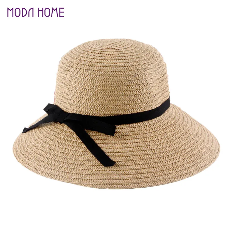 Buy New Fashion Sun Hat Women's Summer Foldable Straw
