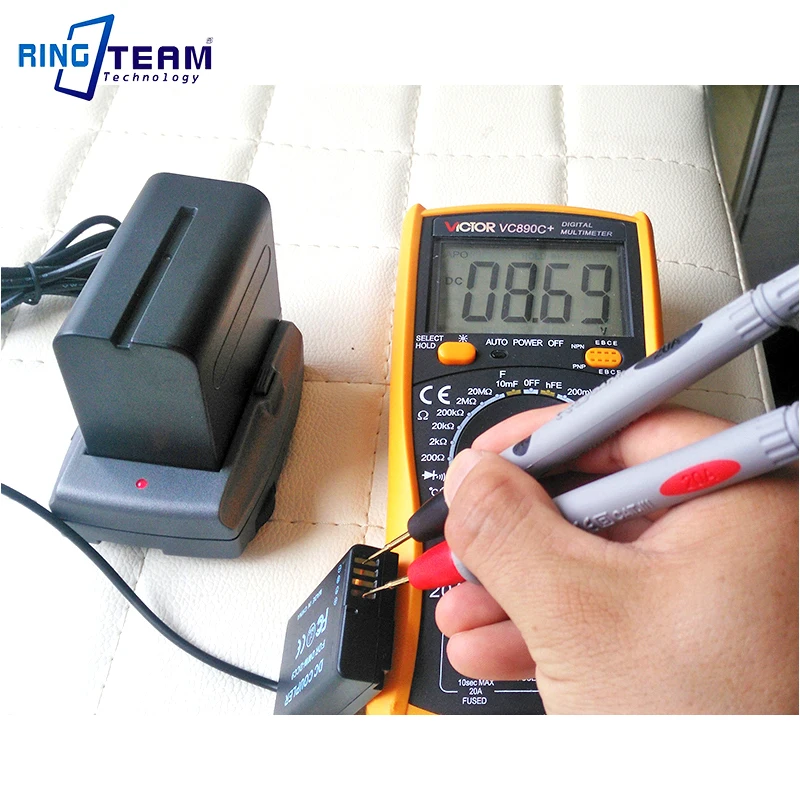 5.5 x 2.5 to 4.0 x 1.7 mm DC Cable Improve Votage to 8.7V for Coupler DMW DCC8 DCC9 DCC11 DCC12 DCC15 Fit NP-F970 Battery Holder
