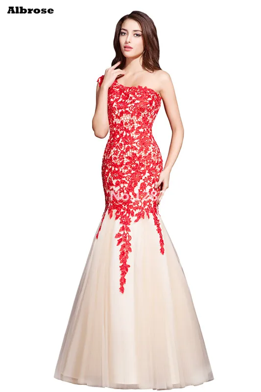 Buy One Shoulder Sexy Mermaid Evening Dresses Long