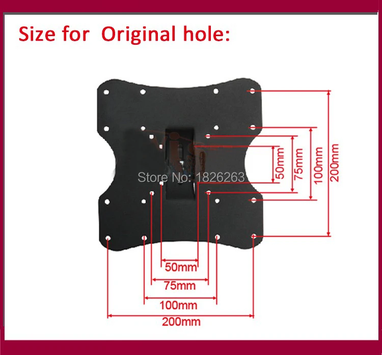 Vesa Adaptador de Extensão Móvel Lcd tv Floor Stand Carrinho Display Rack Carrinho de Montagem 400x400 mm 1455 X400 - Image 3