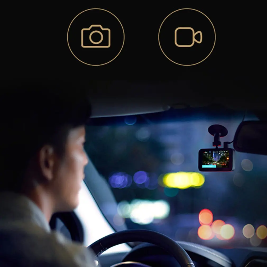 Xiaomi Mijia Carcorder 1S Smart DVR 1080P Camera 3D Car Driving Recorder Noise Reduction IPS Screen