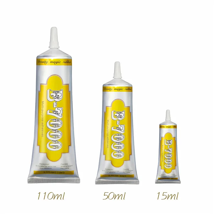 Gold B7000 110ml Super Liquid Glue Multipurpose Industrial Adhesive Super Liquid Glue DIY Paper Crystal Rhinestone Fix Toys Wood Crafts Phone Screen Glass Glue  (1)