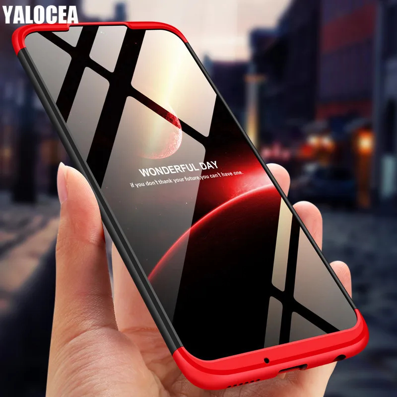 

YALOCEA For Motorola Moto G7 Case 360 Full Protection 3 in 1 Ultra Thin Matte Hard PC Back Cover for Moto G7 G6 G5s Plus Case