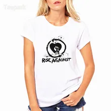 Рэп металлическая лента мода женская летняя футболка Топы с коротким рукавом Топы Одежда с круглым вырезом Футболка для женщин HWP4174