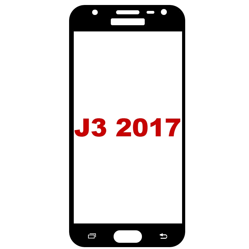 TOMKAS For Samsung Galaxy A3 A5 2016 J3 J5 J7 2017 Screen Protector Full Coverage For Galaxy A3 A5 J3 J5 J7 2016 Tempered Glass  (7)
