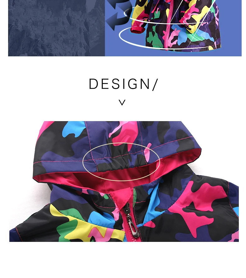 Liakhouskaya 2019 модная куртка для девочек-подростков для девочек водостойкие Радужный кардиган верхняя одежда детская одежда толстовки От 4 до 13