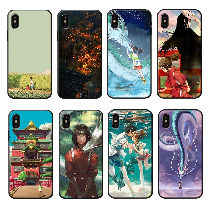 Чехол для iphone7 8 Plus аниме милый роскошный силиконовый чехол iPhone8 6 6s X XR XS Max телефона