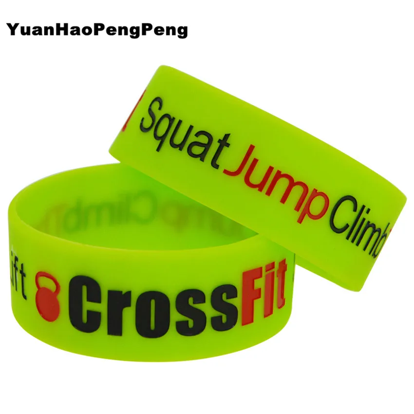 

25pcs/lot CROSSFIT Squat Jump Climb Throw Lift Cross Fit Wristband Bracelet