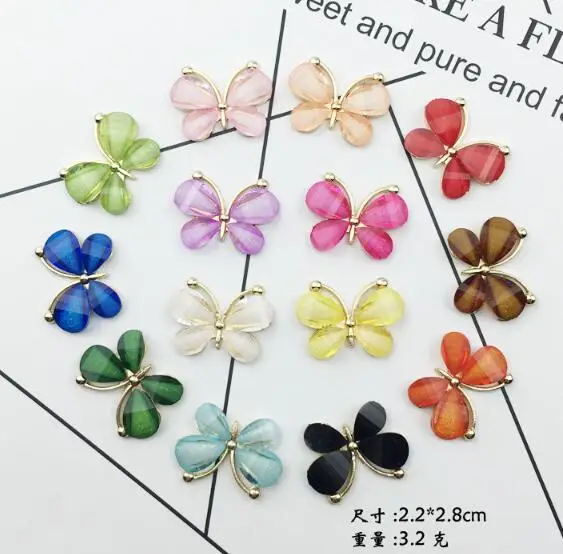 

Cartoon 140 pcs butterfly DIY Enamel Metal Charm Pendants DIY Jewelry Making Mobile Phone Accessories A23
