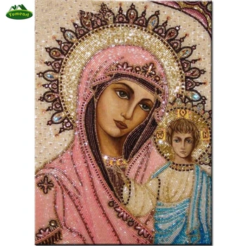 

Religious Madonna and Children DIY Diamond Painting Icon Full Diamond Embroidery Religion Fashion Cross Stitch Home Decal