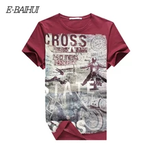 E BAIHUI Summer font b Men b font Cotton Clothing Dsq T font b shirtS b