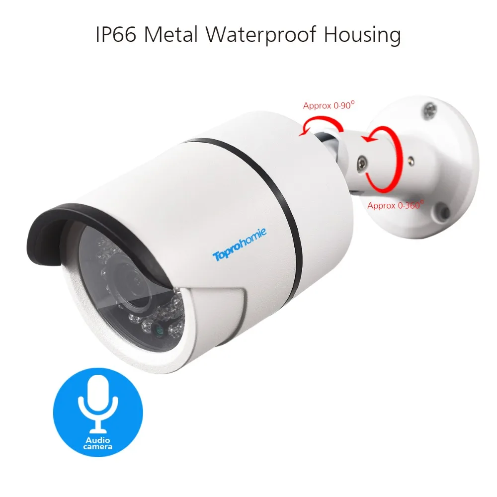 H.265 4CH 5MP POE NVR CCTV Системы 4 шт. 2MP 1080 P камеры безопасности наружного аудио записывать