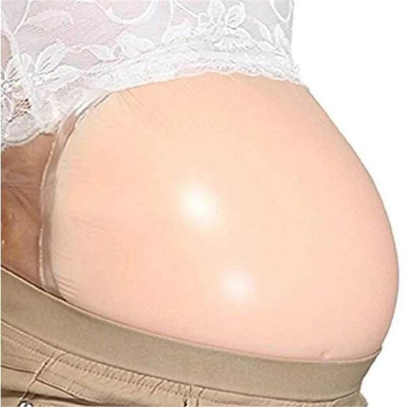 Fake Pregnancy Adult Belly Stuffer False Belly Baby Bump Silicone for Costumes Cosplay (2)