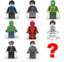 17pcs Pogo font b Marvel b font superheroes buidling blocks toys font b action b font