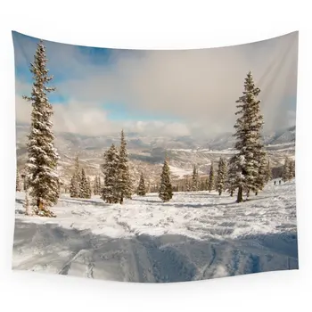 

ASPEN SNOW Wall Tapestry Wall Hanging Tapestry for Home Psychedelic Bedspread Art Carpet 4 Sizes