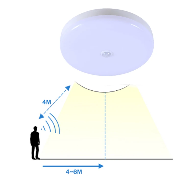 

Surface Mounted LED Ceiling Lamps PIR Motion Sensor Night Lighting 12W Modern Ceiling Lights For Entrance Balcony Corridor