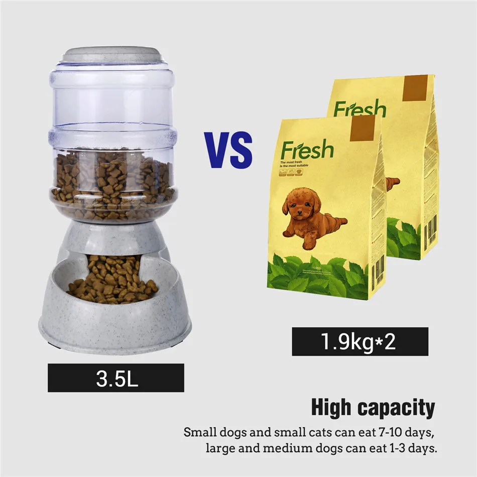 cats dog packages of food