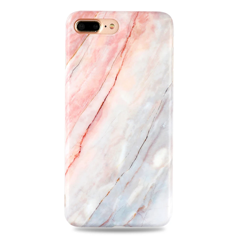 

Painted Gradient Marble IMD soft tpu phone Case for Iphone 7 plus 5.5" fashion Granite stone back Cover fundas