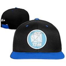 TheDiamondMinecart TDM Логотип Snapback Регулируемый Хип-хоп бейсбол Cap_Hat для унисекс