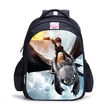 

16 Inch How to Train Your Dragon 3 Backpack Children School Bags Boys Girls Daily Travel Backpack Cartoon Mochila School Gifts