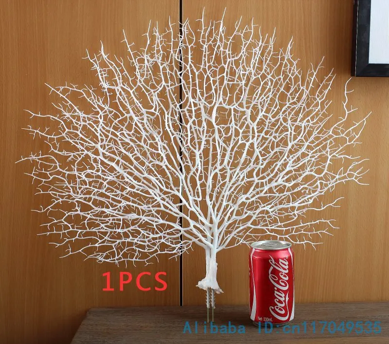 1 шт. Красивые Искусственные веерообразные пластиковые высушенная ветка растение домашнее свадебное украшение подарок без вазы F330