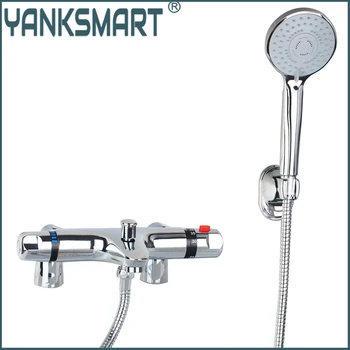 

Bathroom Shower Set Torneira Deck Mounted Rainfall Handheld Shower Bathroom 50256 Faucet Set Mixer Valve+Hand Shower