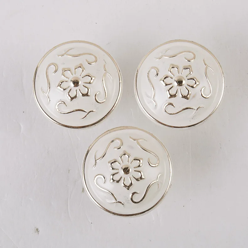 

2PCS/Lot Free Shipping The Drawer Cabinet Door Handle Carved Antique European Zinc Alloy Furniture Single Hole