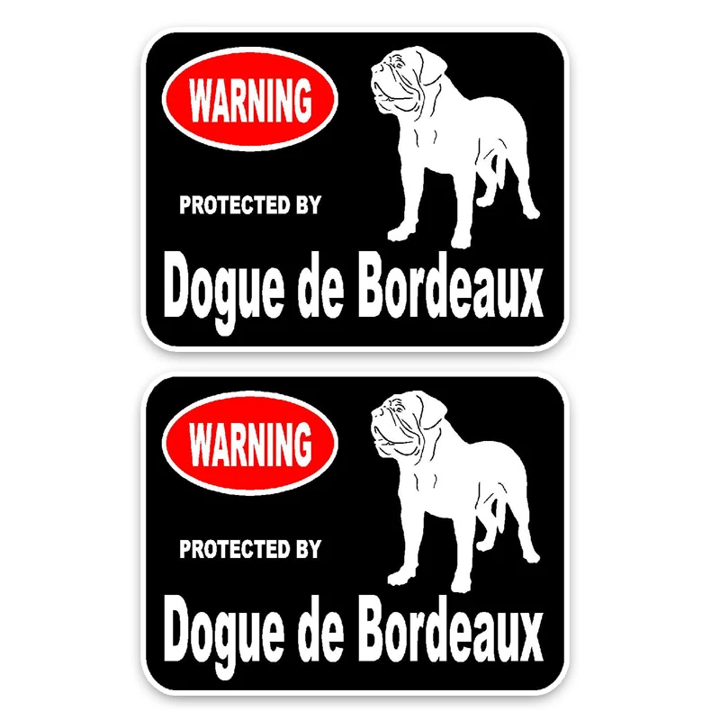 

Dogue De Bordeaux Dog Car Stickers and Decals Creative Car-styling Motorcycle Decoration Stickers Car Window and Body Decal