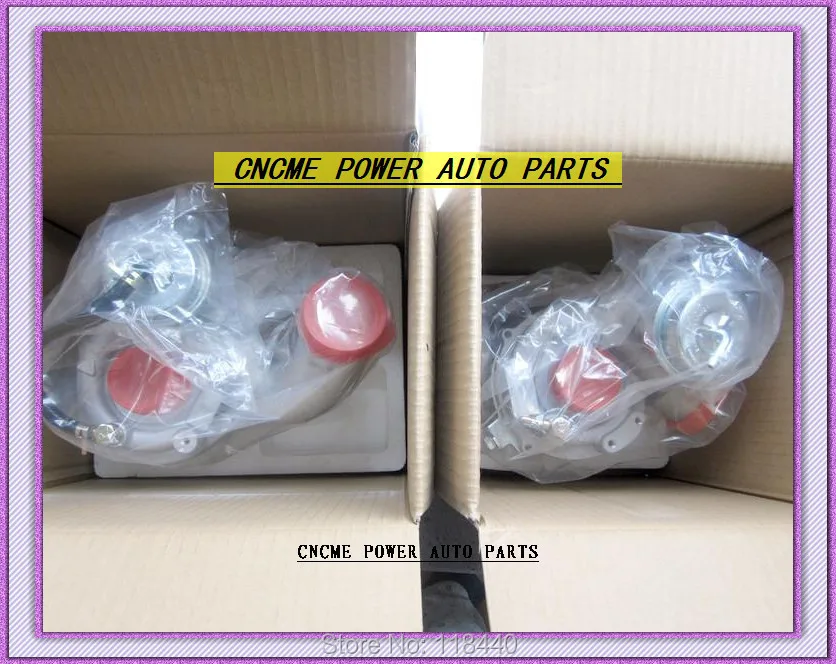 K03 53039880016+53039880017 Twin Turbos Turbocharger For AUDI S4 97-01 A6 99-01 AJK ARE AZB AGB V6 2.7L 265HP (7)
