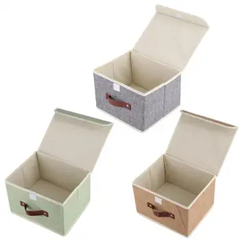 

Home Clothes Storage Box Laundry Toy Books Storage Basket Dirty Closet Organizer Desktop Sundries Sorting Box