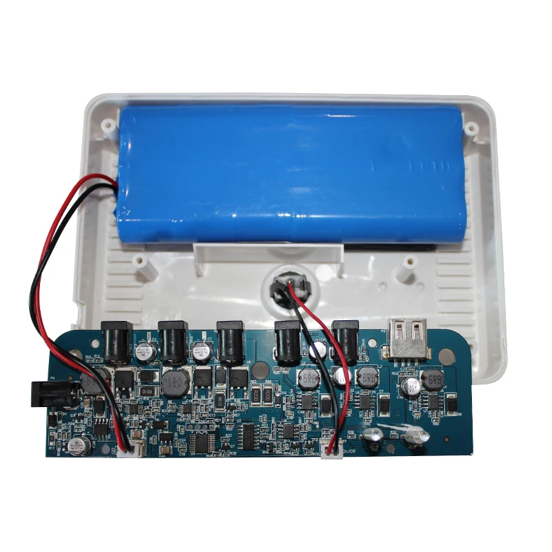 SK616 Mini Portable UPS with 5V 9V 12V15V 24VDC Output Interface USB Port Max 24W 2A Current Output