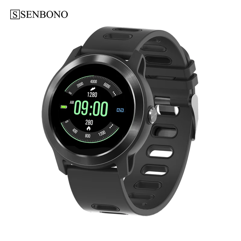SENBONO Men Smart Watch S08plus IP68 Waterproof Fitness Tracker Heart