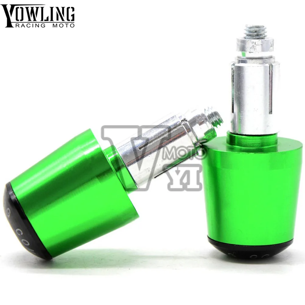 

Motorcycle CNC billet Handlebar brake hand cap Grips ends for Kawasaki ZZR600 zzr 600 VERSYS 1000 Z Z1000 ZX10R ZX-10R ZX14R 14R