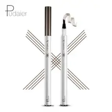 Pudaier 3 цвета жидкая подводка для бровей Тату-ручка Чернила для бровей водонепроницаемый стойкий не цветущий карандаш для бровей макияж для глаз