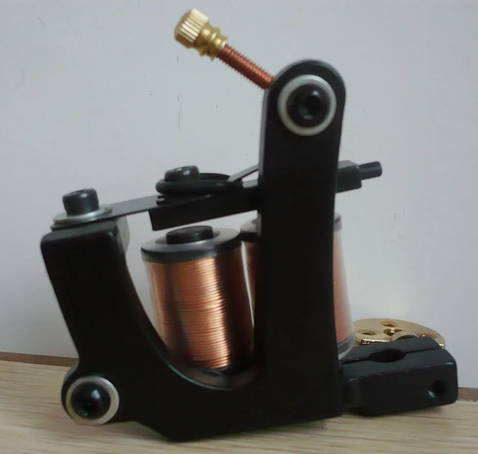 10Pcs/lot Pro Casting Iron Tattoo Machine 10 Wraps coil ...