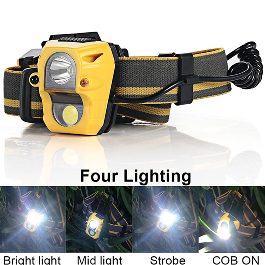 Buy 2000LM Headlamp New Outdoor Camping Hunting IR