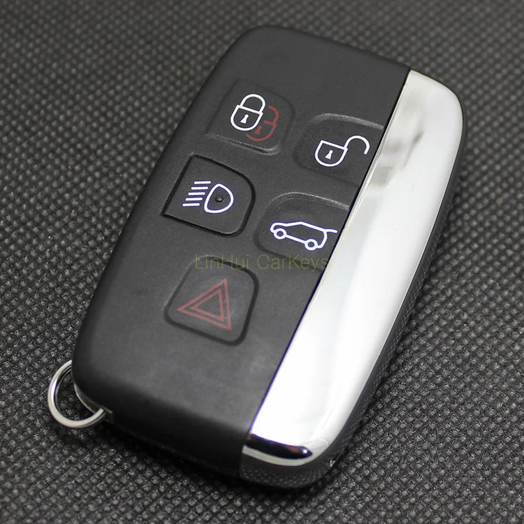 PINECONE 5 Buttons Smart Key Case for JAGUAR XFL XE XJ Remote Key Modified Remote Blank Key