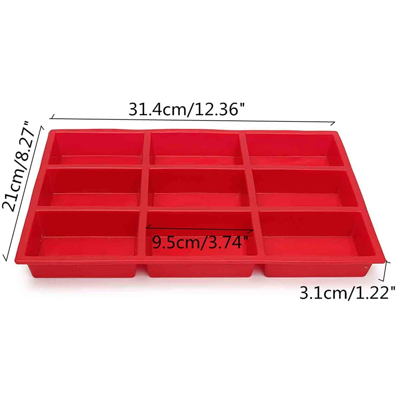 Aomily силиконовая форма для выпечки хлеба с 9 отверстиями форма для выпечки пирожных с шоколадной начинкой тесто форма для выпечки DIY приспособления для выпечки помощник