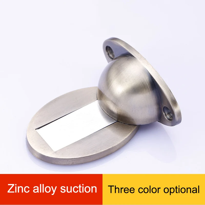 

Magnet Door Stops Stainless Steel Door Stopper Magnetic Doors Holder Toilet Glass Doorstop MAL999