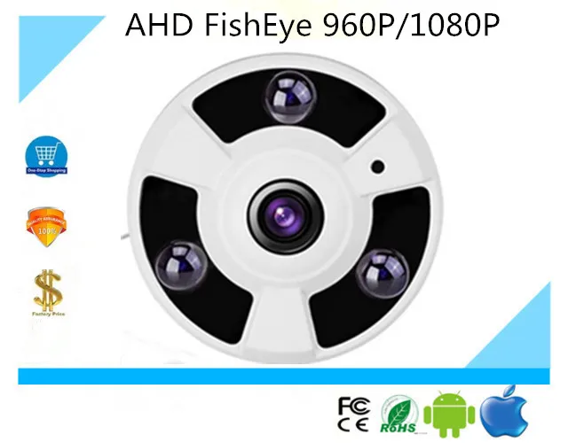 bilder für Luckertech Sichere 1.3MP 2MP Panorama Kamera Fisheye-objektiv 360 Grad Ansicht 960 P 1080 P AHD Kamera IR 30 mt Überwachungskamera Metall bilder für Luckertech Sichere 1.3MP 2MP Panorama Kamera Fisheye-objektiv 360 Grad Ansicht 960 P 1080 P AHD Kamera IR 30 mt Überwachungskamera Metall